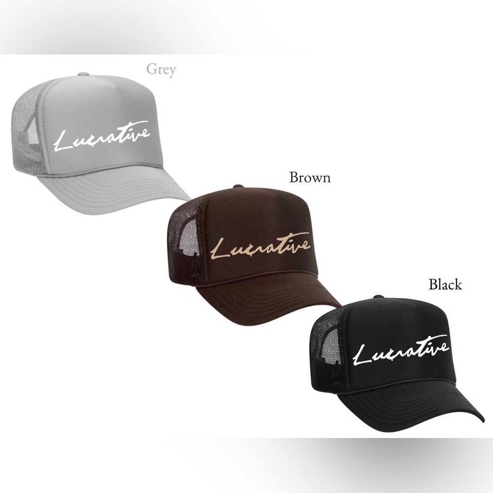 Lucrative Signature Trucker Hats